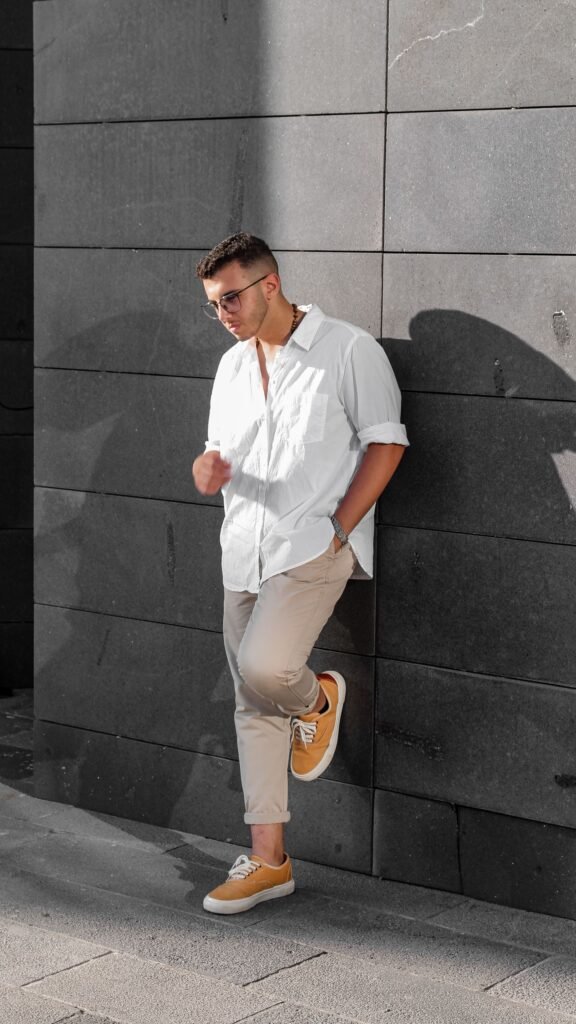 Attractive casual look for men's wear as an iternal image in DupeMuse