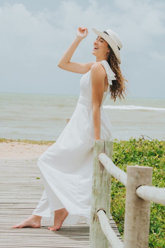 A beautiful white maxi for women's wear - DupeMuse