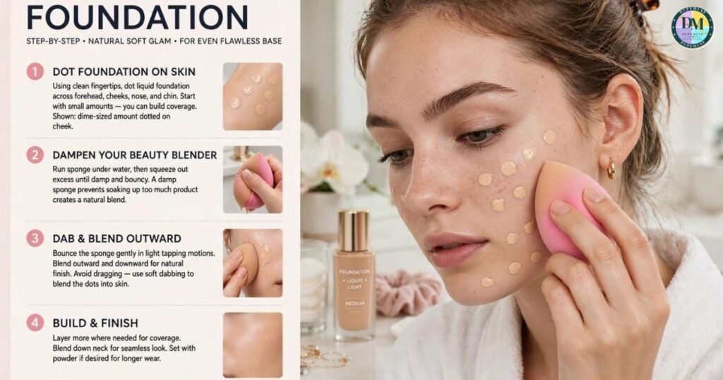 HOW TO APPLY MAKEUP STEP BY STEP WITH PICTURES