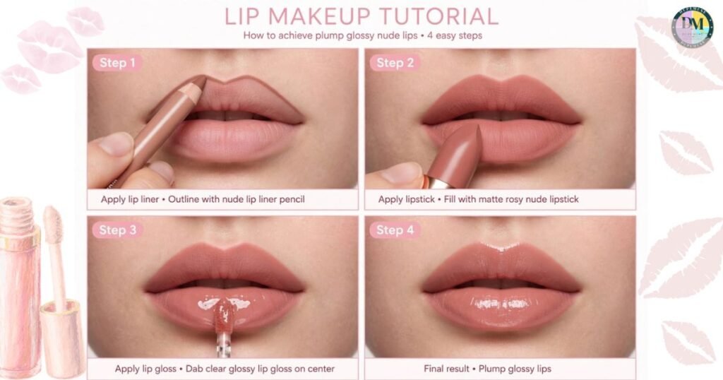 how to apply makeup step by step with pictures 