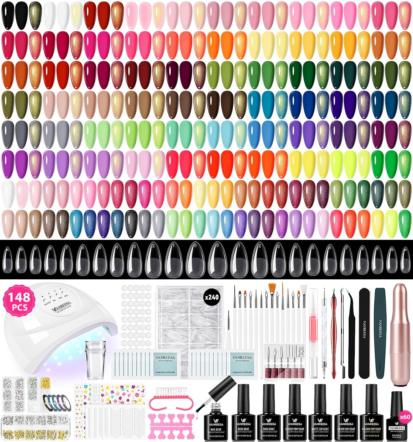 adhesive gel nails